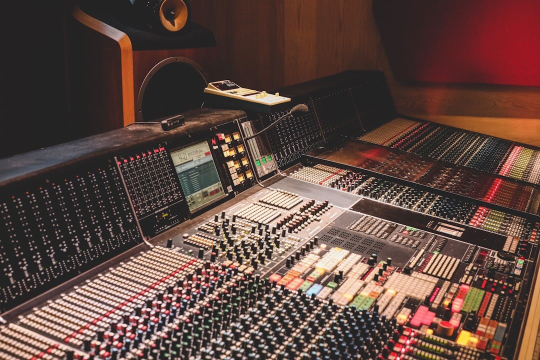 music studio recording